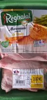 Mängden socker i Ailerons de dinde Halal