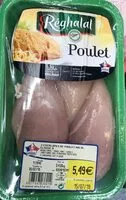 Mängden socker i Escalope de poulet