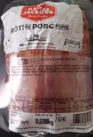 Mängden socker i Roti de porc fumé