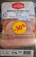 Mängden socker i Rôti de Porc Fumé