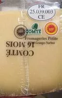 Mängden socker i Comté 16 mois