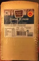 Mängden socker i Comté 16 mois au lait cru