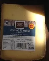 Mängden socker i Compté 16 mois au lait cru