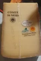 Mängden socker i Comté 16 mois