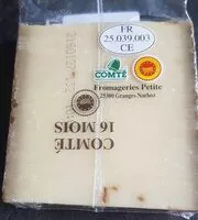 Mängden socker i Comté 16 mois Aop