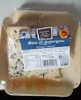 Mängden socker i Bleu d'Auvergne au lait cru