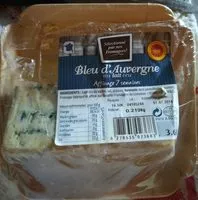 Mängden socker i Bleu d'Auvergne au lait cru