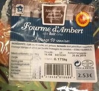 Mängden socker i Fourme d'Ambert