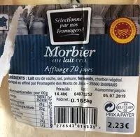 Mängden socker i Morbier