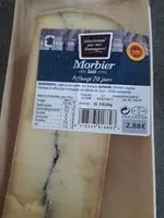 Mängden socker i Morbier au lait cru