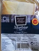 Mängden socker i Morbier aop