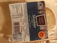 Mängden socker i Morbier au lait cru