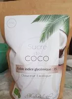 Mängden socker i Sucre de coco