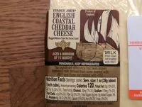 Mängden socker i English Coastal Cheddar Cheese