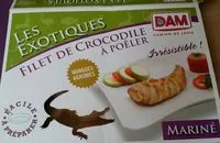 Mängden socker i Filet de crocodile mangue agrumes