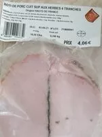 Mängden socker i Rôti de porc cuit sup aux herbes 4 tranches