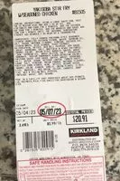 Mängden socker i Yakisoba Stir Fry with Seasoned Chicken