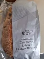 Mängden socker i Tesco Cranberry, raisin & cashew bloomer