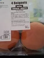 Mängden socker i Beignets chocolat - noisette