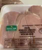 Mängden socker i Boneless skinless chicken breasts