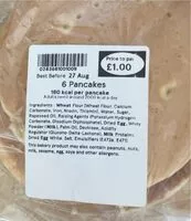 Mängden socker i 6 Pancakes