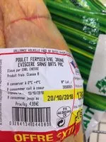 Mängden socker i Poulet fermier jaune