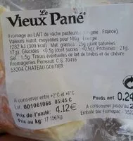 Mängden socker i Vieux pané