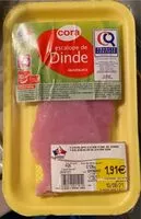 Mängden socker i Escalope de dinde