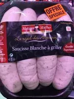 Mängden socker i Saucisse blanche a griller