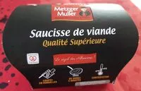 Mängden socker i Saucisse de viande qualité supérieure