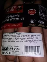 Mängden socker i Knack d'Alsace