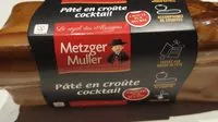 Mängden socker i Pâté en croûte
