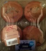 Mängden socker i 4 Blueberry Muffins