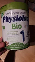 Mängden socker i Physiolac bio 1 (0-6 mois)