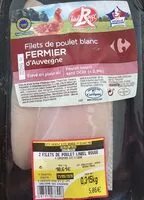 Mängden socker i Filets de poulet blanc fermier d'Auvergne