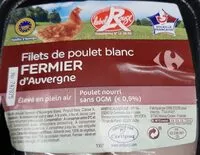 Mängden socker i Filets de Poulet blanc Fermier d'Auvergne Label Rouge