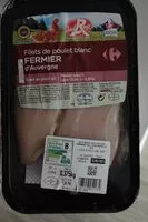 Mängden socker i Filets de poulet blanc