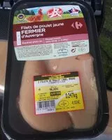 Mängden socker i Filets de poulet jaune fermer d'Auvergne