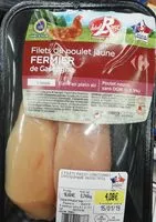 Mängden socker i Filet de poulet jaune fermier