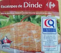 Mängden socker i Escalopes de dinde