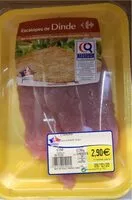 Mängden socker i Escalopes de Dinde