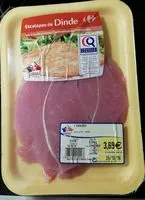 Mängden socker i Escalope de dinde