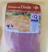 Mängden socker i Escalopes de dinde