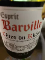 Mängden socker i Esprit Barville Côtes du Rhône