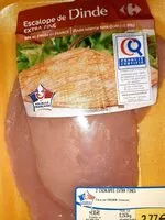 Mängden socker i Escalope de dinde