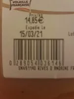 Mängden socker i Escalope de dinde extra-fine