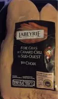 Mängden socker i Foie Gras de Canard cru du Sud-Ouest  1er choix