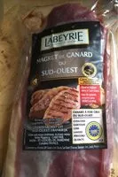 Mängden socker i Magret de canard du sud ouest