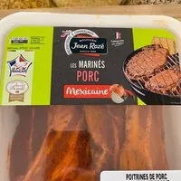 Mängden socker i Poitrine de porc marinées mexicaine
