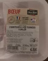 Mängden socker i 2 Rumstecks*** en tournedos